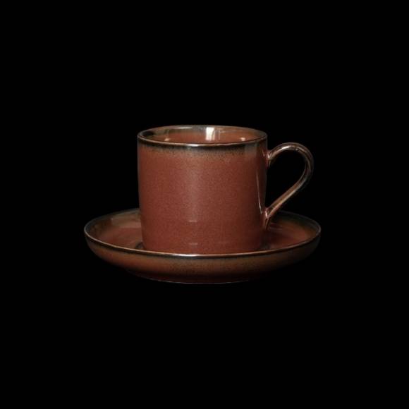 Кофейная пара 115мл Corone Carmen красная фк1821 Кофейная пара 115мл Corone Carmen красная фк1821