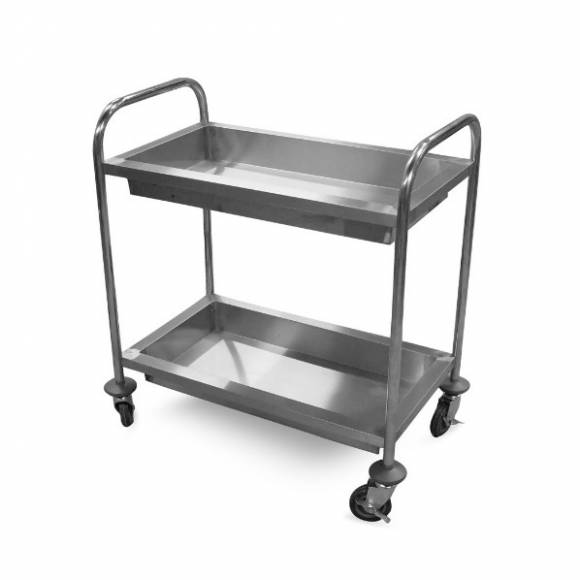 Тележка для сбора посуды 2-х ярусная 950х500х950мм Luxstahl BD2-L2