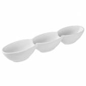 Менажница 3 отделения H=45 L=300 B=55мм «Кунстверк» A5955 /1/36/ Менажница 3 отделения H=45 L=300 B=55мм «Кунстверк» A5955 /1/36/