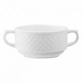Бульонница 300мл с ручками Афродита Lubiana фарфор D=10, L=14.5см 2616-white 03120390