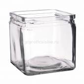 Банка квадратная для подачи 600мл P.L. 100х100х100мм 15P545 81200134 /24/ Банка квадратная для подачи 600мл P.L. 100х100х100мм 15P545 81200134 /24/