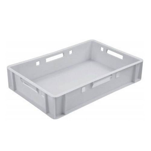 Контейнер 600х400х120мм морозостойкий пластик белый 65524