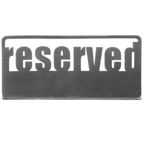 Табличка настольная «Reserved» Luxstahl 140х50 мм Табличка настольная «Reserved» Luxstahl 140х50 мм