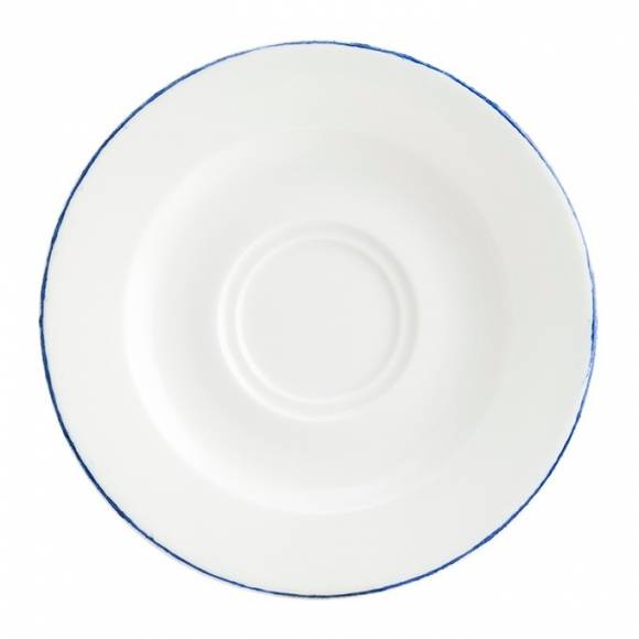 Блюдце 160 мм фарфор Rita Retro Bonna E101RIT04CT синий край