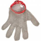 Перчатка защитн. д/разд.мяса,раз.М сталь нерж. ,230*160 мм металлич.,красный Paderno 48505-02 Перчатка защитн. д/разд.мяса,раз.М сталь нерж. ,230*160 мм металлич.,красный Paderno 48505-02