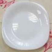 Тарелка Norma Classic 215*195мм опаловое стекло Тарелка Norma Classic 215*195мм опаловое стекло