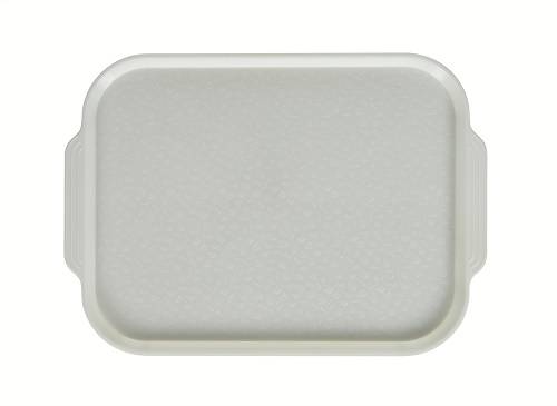 Поднос прямоугольный 45х35,5см жемчужно-белый с ручками (148) 1730 20803  мки110 /10/