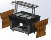 Фасад боковой универсальный Refettorio (шведский стол островной) - S каменная столешница