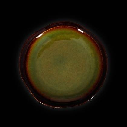 Тарелка мелкая 210мм Corone Verde синий+зеленый HL496940 фк0705 Тарелка мелкая 210мм Corone Verde синий+зеленый HL496940 фк0705