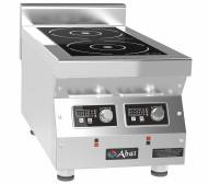 Плита индукционная 2-х конфорочная Abat КИП-27Н-3,5 настольная серия 700 Плита индукционная 2-х конфорочная Abat КИП-27Н-3,5 настольная серия 700