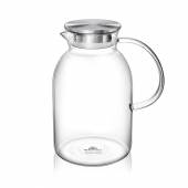 Кувшин 2,1 л. с крышкой + сетка нерж Термостекло Wilmax 888214 Кувшин 2,1 л. с крышкой + сетка нерж Термостекло Wilmax 888214