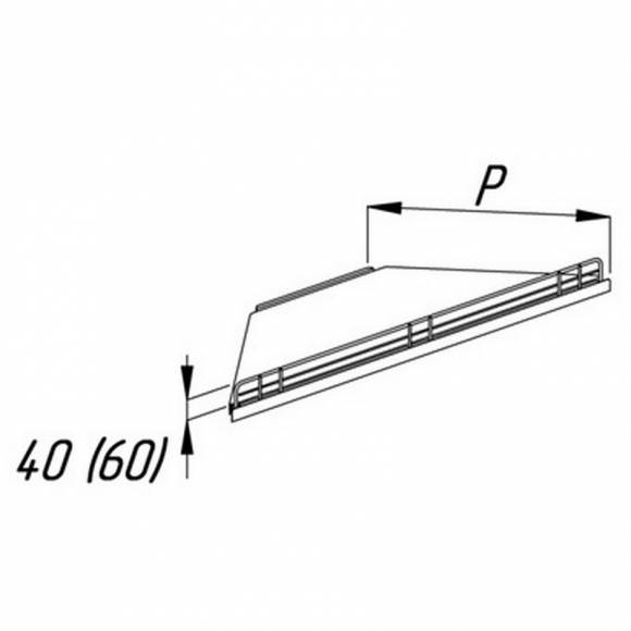 Ограничитель УН передний низкий 600, диаметр 5 мм New МХМ Купец