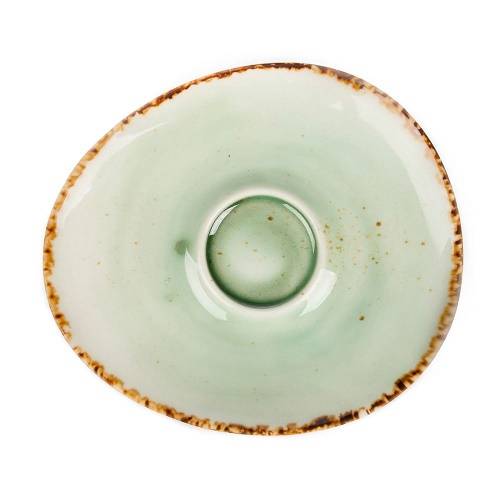 Блюдце к кофейной чашке 90мл фарфор Organica Green P.L. 71002407 /6/ Блюдце к кофейной чашке 90мл фарфор Organica Green P.L. 71002407 /6/