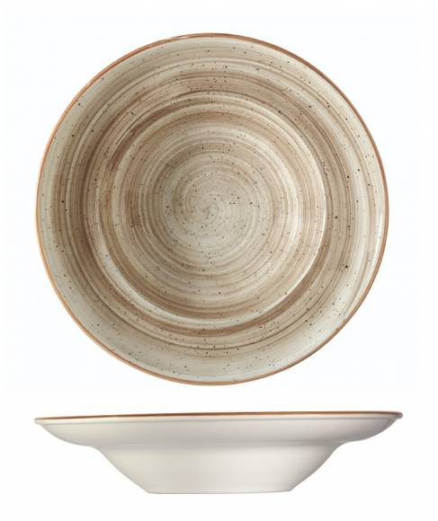 Тарелка глубокая 400 мл 240 мм h=52 мм Террин, форма Гурмэ Bonna ATRGRM24CK b