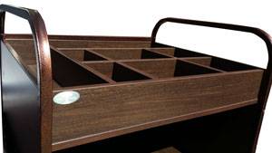 Вставка для аксессуаров в тележку ТГ11.93 ОЛДАК 550х500мм дерево