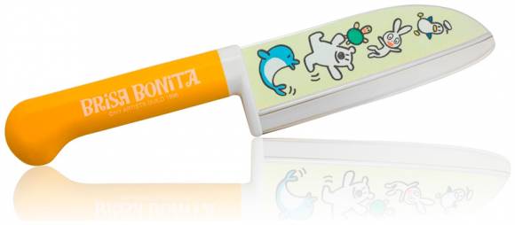 Нож поварской Tojiro Brisa Bonita 115мм сталь Sus420J2, рукоять пластик желтый BB-10 Нож поварской Tojiro Brisa Bonita 115мм сталь Sus420J2, рукоять пластик желтый BB-10