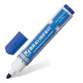 Маркер для маркерной доски Brauberg линия 5 мм. синий  