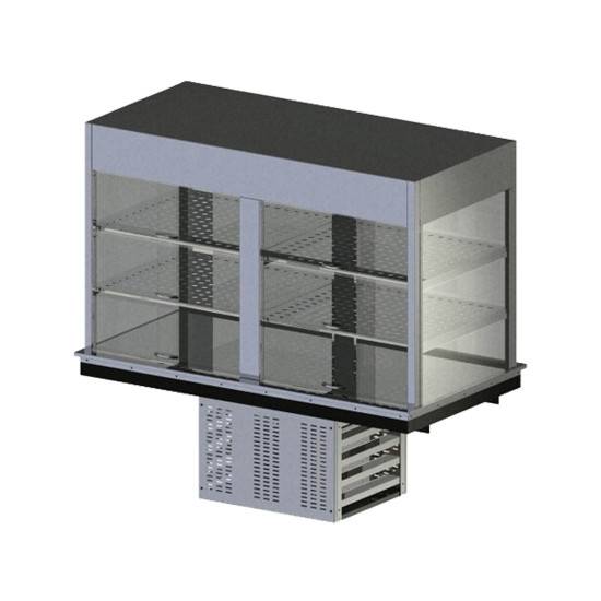 Витрина встраиваемая для cамообслуживания Gastrolux ВCН-157/GN/О с охлаждаемой ванной
