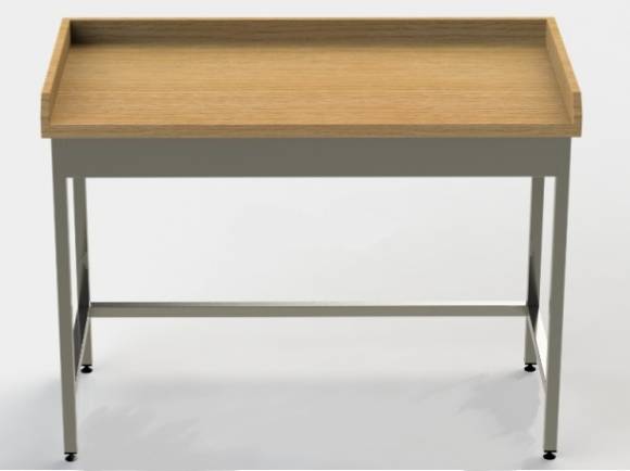 СПМР Стол производственный для мучных работ 2000*500*850мм с 3-мя бортами