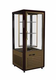 Витрина верт. холодильная кондитерская Carboma R120Cвр динамика (корично-золотой) Витрина верт. холодильная кондитерская Carboma R120Cвр динамика (корично-золотой)