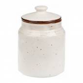 Горшочек 1000мл фарфор White Fusion P.L. с крышкой 73024255 /1/