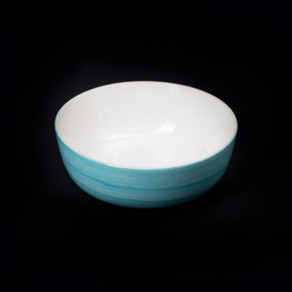 Салатник 400мл 130мм  Corone Nature голубой /36/