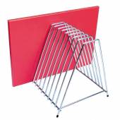 Подставка-сушилка для досок, металл, 10 отделений Proff Cuisine JQ-W125C Подставка-сушилка для досок, металл, 10 отделений Proff Cuisine JQ-W125C