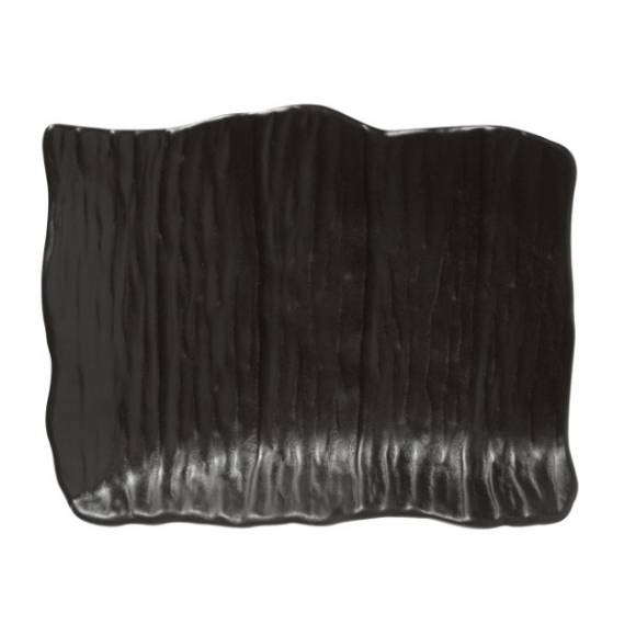 Тарелка для подачи 255х205х47мм, черный "Corone Bushido" [24089] фк6520