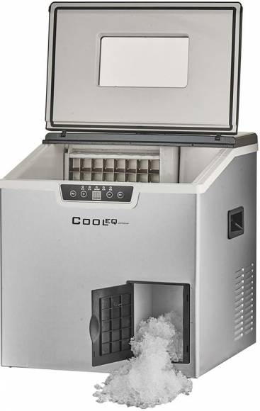 Льдогенератор COOLEQ ZBC-22C кубики с измельчителем 22кг/сутки