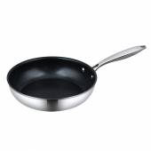 Сковорода 3-х слойная,индукция,сталь 304 260*50мм,антипригарное покрытие ProffCuisine 81280093