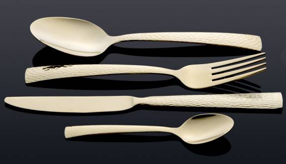 Ложка кофейная Luxstahl Dune Champagne KL-38 кт8029