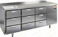 Стол холодильный Hicold GN333/TN 9 ящиков
