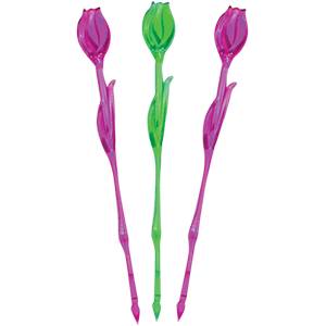 Пики для канапе 82мм Тюльпан ProHotel полистирол цветные 400шт. в упаковке 06050257