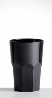 Стакан высокий 350мл GRANITY Acrylic Nipco черный 145мм 190915 /72/