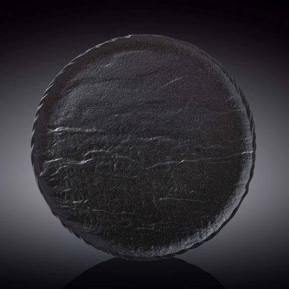 Тарелка 255мм круглая Wilmax WL-661126/A черная /3/24/ Тарелка 255мм круглая Wilmax WL-661126/A черная /3/24/