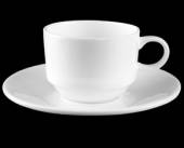 Кофейная пара 140мл штабелируемая Wilmax WL-993039 /6/48/ Кофейная пара 140мл штабелируемая Wilmax WL-993039 /6/48/