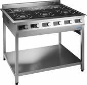 Плита индукционная 6-конфор. Челябторгтехника ПЭИ-6/G2/L2 2х5/2х3,5/2х2,5 кВт Плита индукционная 6-конфор. Челябторгтехника ПЭИ-6/G2/L2 2х5/2х3,5/2х2,5 кВт