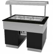Прилавок тепловой Stone Island Gastrolux ТМ-1310/3GN/SI под 3хGN1/1-200