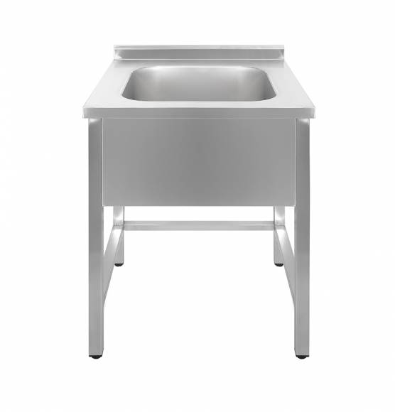 Ванна моечная 1-а секционная 500*700*850 гл.300 с бортом (цельнотянутая мойка) Ванна моечная 1-а секционная 500*700*850 гл.300 с бортом (цельнотянутая мойка)