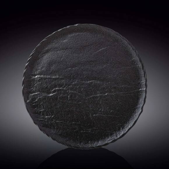 Тарелка 280мм круглая Wilmax WL-661127/A черная /3/18/ Тарелка 280мм круглая Wilmax WL-661127/A черная /3/18/