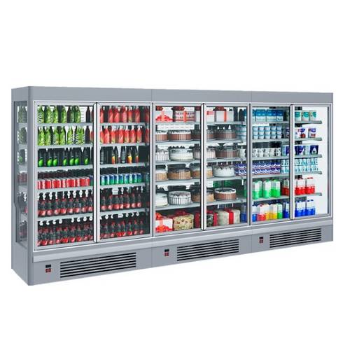 Витрина пристеночная Stretto 2500-07 MG (RAL9003+3020+9003, боковая панель прав.и лев. со стек Витрина пристеночная Stretto 2500-07 MG (RAL9003+3020+9003, боковая панель прав.и лев. со стек