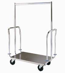 Тележка для багажа 104х64х180см ОЛДАК нерж., 2 поручня, перекладина от основания ТМ 4.3 Тележка для багажа 104х64х180см ОЛДАК нерж., 2 поручня, перекладина от основания ТМ 4.3