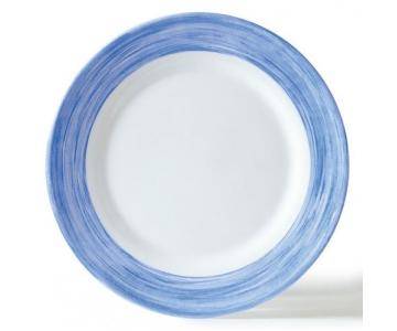 Тарелка d=235 мм голубой край Браш 48926 39239 /6/ Тарелка d=235 мм голубой край Браш 48926 39239 /6/