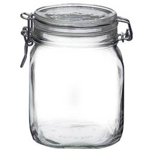 Банка для сыпуч. продуктов 1л D=90мм H=150мм Bormioli Rocco Fido 1.49220  04142209