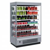 Пристенный охлаждаемый стеллаж Polair Stretto 1250-07 М без боковин