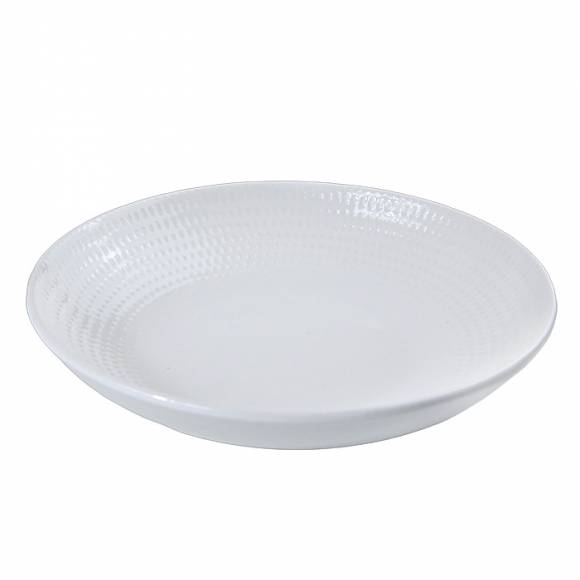 Тарелка глубокая 1000 мл 230 мм h=45 мм. Белый Пьюре Дот, форма Банкет Bonna S-PRDBLM23CK b