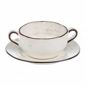 Бульонная пара 300мл фарфор White Fusion P.L. 73024261 /4/