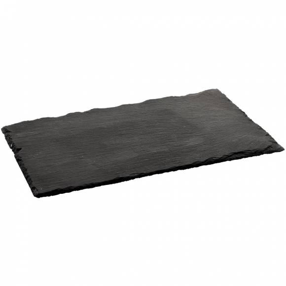 Блюдо,сланец,черное 30*12*0,5 см P.L. Proff Cuisine MSL3012