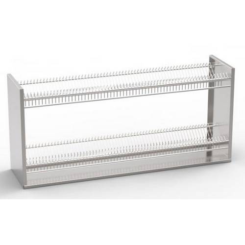 Полка для сушки стаканов 2-х уровневая 760*300*500 (эконом)