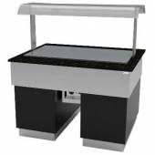 Прилавок с тепловой нерж. поверхностью Stone Island Gastrolux ТМ-1610/ПН/SI для 4хGN1/1